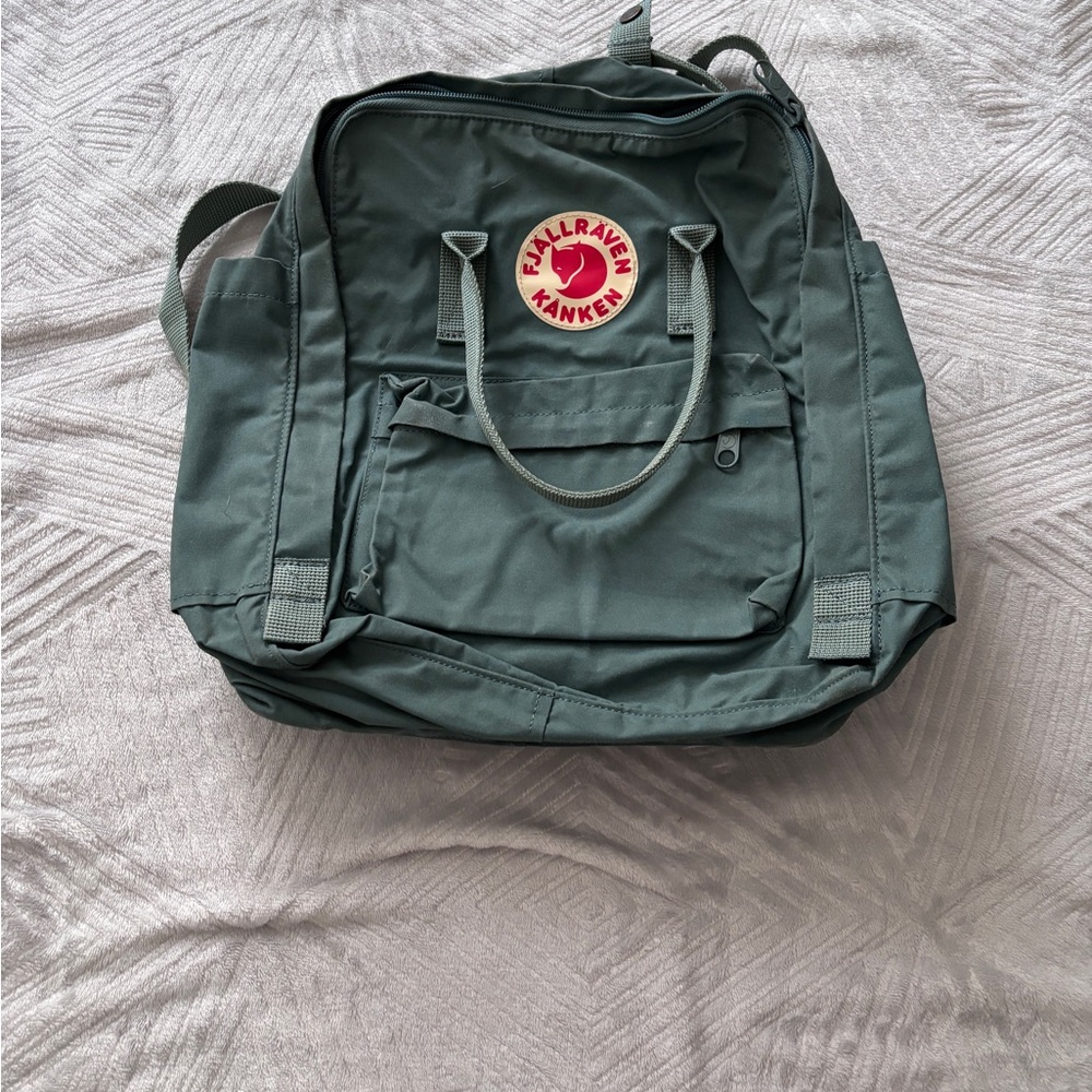 Patch Logo Kanken Water-Resistant Cotton Zipper Convertible Backpack